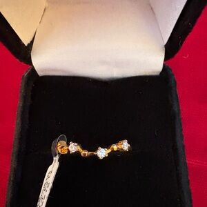 Adorable Stacker Ring. Sterling Silver 925. Size 8. Brand New